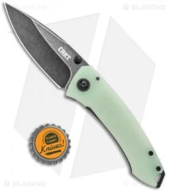 CRKT Tuna Frame Lock Blade HQ Exclusive Knife Natural G-10 (3.25" Smokewash D2) -Crkt Shop CRKT Tuna FL Natural G 10 Smokewash 2520JKD2 BHQ 114002 jr bottlecap
