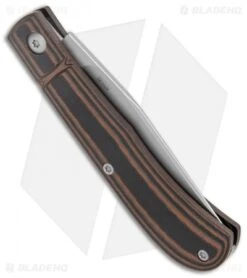 CRKT Rogers Venandi Slip Joint Knife Black/Brown G-10 (3.1" Bead Blast) -Crkt Shop CRKT Venandi Layered Black Brown G 10 SJ BB BHQ 138968 jr side