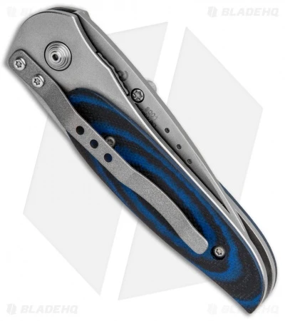 CRKT Viele Mini Wasp Liner Lock Knife Black/Blue G-10 (2.5" Bead Blast) 8001 5 CRKT Viele Mini Wasp Liner Lock Knife Black/Blue G-10 (2.5" Bead Blast) 8001 - Image 3