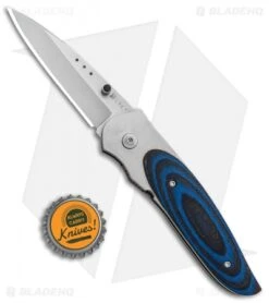 CRKT Viele Wasp Liner Lock Knife Black/Blue G-10 (2.8" Bead Blast) 8002 9 CRKT Viele Wasp Liner Lock Knife Black/Blue G-10 (2.8" Bead Blast) 8002 -Crkt Shop CRKT Viele Wasp LL Black Blue G 10 BB 8002 BHQ 87016 jr bottlecap