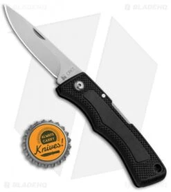 CRKT Wrangler Lockback Knife Black Zytel (2.6" Bead Blast) 6401 -Crkt Shop CRKT Wrangler LB Black Zytel BB 6401 BHQ 87728 jr bottlecap