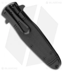 CRKT Bombastic Frame Lock Knife Black GFN (3.3" Black Serr) K345KKS 7 CRKT Bombastic Frame Lock Knife Black GFN (3.3" Black Serr) K345KKS -Crkt Shop CRKT bombastic black serr K345KKS BHQ 51847 er side