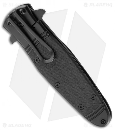 CRKT Bombastic Frame Lock Knife Black GFN (3.3" Black Serr) K345KKS 5 CRKT Bombastic Frame Lock Knife Black GFN (3.3" Black Serr) K345KKS - Image 3