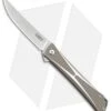 CRKT Crossbones Liner Lock Knife Aluminum (3.5" Satin) 7530 -Crkt Shop CRKT crossbones 7530 BHQ 51835 jr