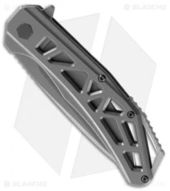 CRKT Gusset Frame Lock Knife Gray (3.5" Gray) K330GGP -Crkt Shop CRKT gusset K330GGP BHQ 51842 er spine