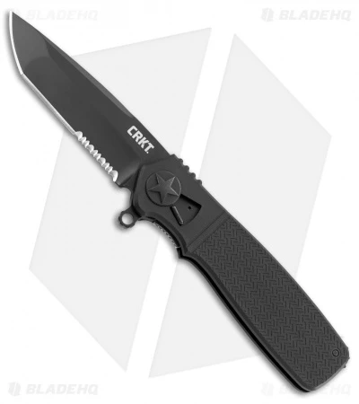 CRKT Homefront Tactical Tanto Field Strip Knife Black (3.5" Black Serr) K260KKS 3 CRKT Homefront Tactical Tanto Field Strip Knife Black (3.5" Black Serr) K260KKS