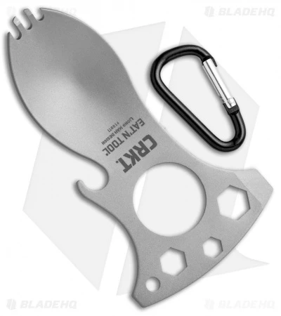 CRKT Eat'N Tool Titanium (Silver) 9100TI 2 CRKT Eat'N Tool Titanium (Silver) 9100TI