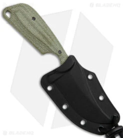 Flytanium Green Micarta + CRKT Folts Minimalist Persian Black (2.25" Satin) -Crkt Shop Flytanium Green Micarta CRKT Folts Minimalist Persian Satin BHQ 174900 jr sheath