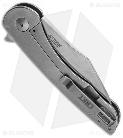 CRKT Jettison Frame Lock Flipper Knife (3.25" Stonewash) 6130 5 CRKT Jettison Frame Lock Flipper Knife (3.25" Stonewash) 6130 - Image 3