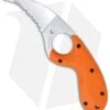 CRKT Kommer Bear Claw Fixed Blade Knife Orange (2.375" Satin) 2510ER -Crkt Shop crkt 2510er orange bear claw