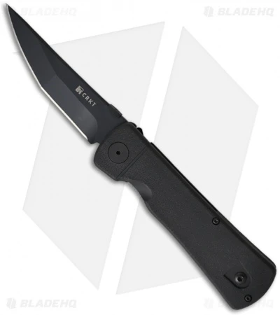 CRKT Folding Hissatsu Liner Lock Knife (3.875" Black) 2903Q 3 CRKT Folding Hissatsu Liner Lock Knife (3.875" Black) 2903Q