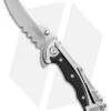 CRKT Graphite Glenn Klecker Liner Lock Knife (3.06" Satin Serr) 5195 -Crkt Shop crkt 5195 klecker graphite serrated
