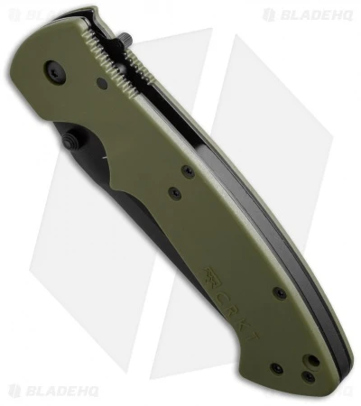CRKT Crawford Kasper Liner Lock Knife OD Green Zytel (3.75" Black) 6773KOD 4 CRKT Crawford Kasper Liner Lock Knife OD Green Zytel (3.75" Black) 6773KOD - Image 2