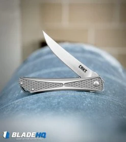CRKT Crossbones Limited Edition Liner Lock Knife Ti (3.5" Satin M390) 7531 -Crkt Shop crkt crossbones 7530 BHQ 51835 dl