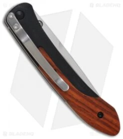CRKT Delegate Gentleman Knife W/ Cocobolo Wood & G10 (3" Satin Plain) 1053W -Crkt Shop crkt delegate 1053w back