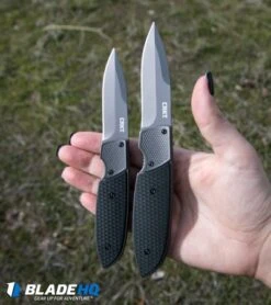 CRKT Russ Kommer Fulcrum 2 Compact Folding Knife GRN (2.75" Gray) 7430 -Crkt Shop crkt fulcrum 2 size comparison hand dl
