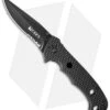 CRKT Hammond Cruiser Liner Lock Knife (3.75" Black Serr) 7914KN
