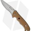 CRKT Hammond Cruiser Liner Lock Knife Tan (3.75" Bead Blast Serr) 7914DI -Crkt Shop crkt hammond cruiser tan bb 7914DI BHQ 43825 dl