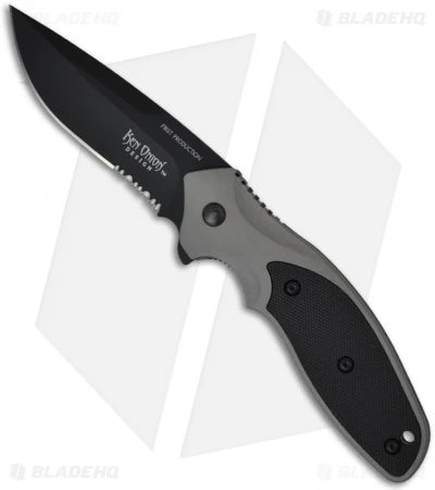 CRKT Ken Onion Shenanigan Liner Lock Knife (3.25" Black Serr) K470KKS 3 CRKT Ken Onion Shenanigan Liner Lock Knife (3.25" Black Serr) K470KKS