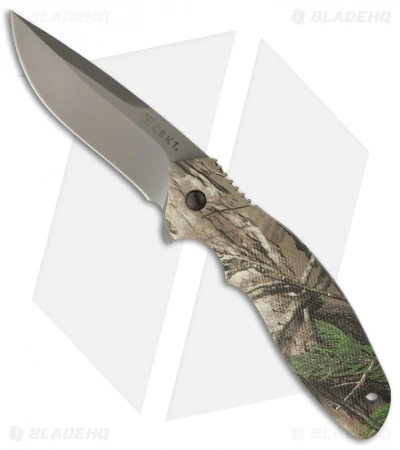 CRKT Shenanigan Z Liner Lock Knife Green Camo (3.25" Bead Blast) K481CXP 3 CRKT Shenanigan Z Liner Lock Knife Green Camo (3.25" Bead Blast) K481CXP