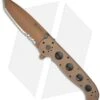 CRKT Carson M16-14D Desert Camo Tanto Flipper Knife Aluminum (3.875" Tan Serr) -Crkt Shop crkt m16 14d desert big dog