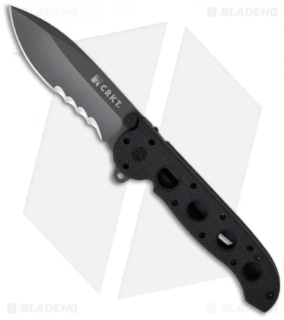 CRKT Carson M21-12G Liner Lock Knife Black G-10 (3" Gray Serr) 3 CRKT Carson M21-12G Liner Lock Knife Black G-10 (3" Gray Serr)