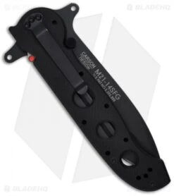 CRKT Carson M21-14SFG Special Forces G-10 Folding Knife (3.875" Black Serr) -Crkt Shop crkt m21 14sfg back
