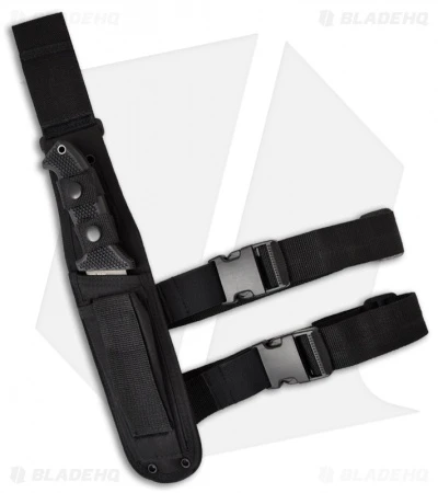 CRKT M60-16NK SOTFB Large Fixed Blade Tanto Knife (6.13" Black Serr) 4 CRKT M60-16NK SOTFB Large Fixed Blade Tanto Knife (6.13" Black Serr) - Image 2