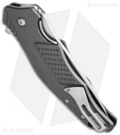 CRKT Ken Onion Outrage Liner Lock Knife Gray Aluminum (3.25" Satin) K320GXP -Crkt Shop crkt outrage k320gxp side cm