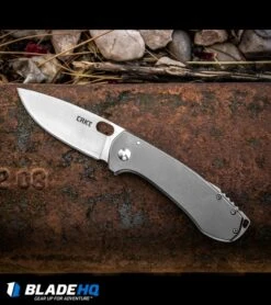 CRKT Vox Amicus Frame Lock Knife SS (3.375" Stonewash) 5445X *Factory Second -Crkt Shop crkt vox amicus factory second 5445X BHQ 74567 dl