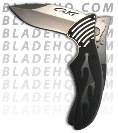 CRKT Fulcrum Flame Folding Knife (2.75" Satin) 7406 5 CRKT Fulcrum Flame Folding Knife (2.75" Satin) 7406 - Image 3